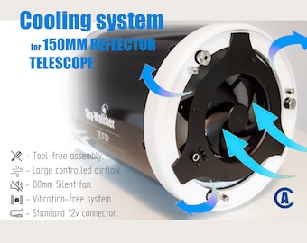 Cooling Fan for Newtonian Telescope 6&quot; (150mm)