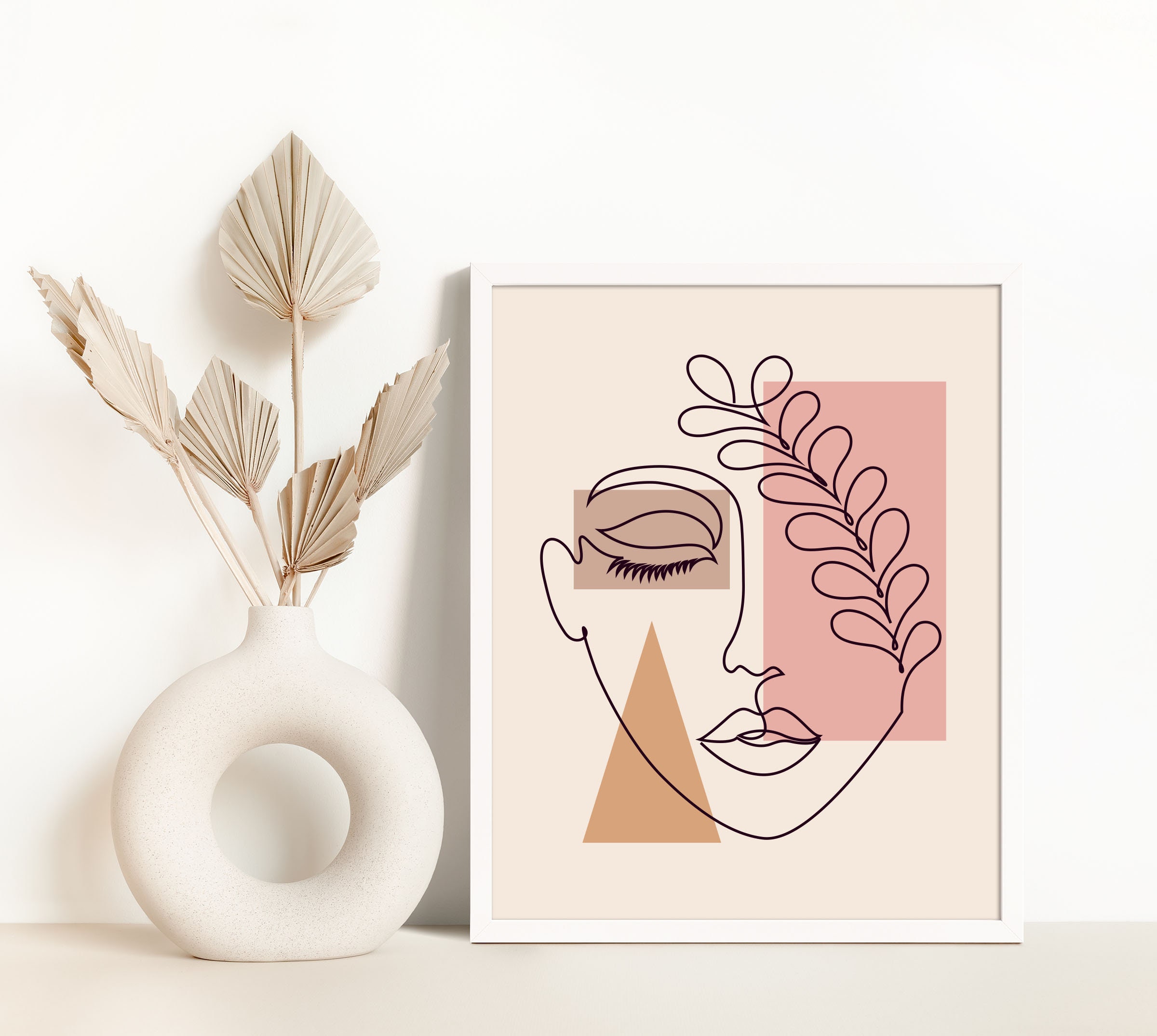 Abstract Face Wall Art Abstract Painting Abstract Woman Face Etsy