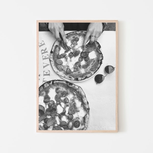 Italy Pizza Wall Art - Pizza Print, Italy Poster, Pizza Photo - Italian Cuisine Decor