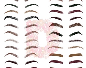 Formas de cejas y formulario de mapeo de cejas