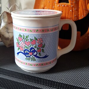Coffee Mug Covered Tea Mug Vintage Giftco "Good Friends Are Forever" Mug and coaster set.