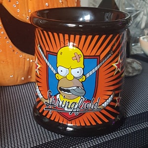 Homer Simpson Springfield Hockey Mug 20th Century Fox 2006 Simpsons Coffee Mug