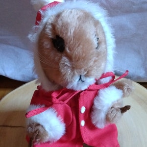Vintage 1981 Dakin Merry Mouse Priscilla Hillman Plush Stuffed Animal made in Korea