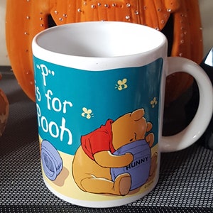 Novelty Coffee Mugs Vintage Winnie the Pooh Coffee Mug. Disney Coffee Mug