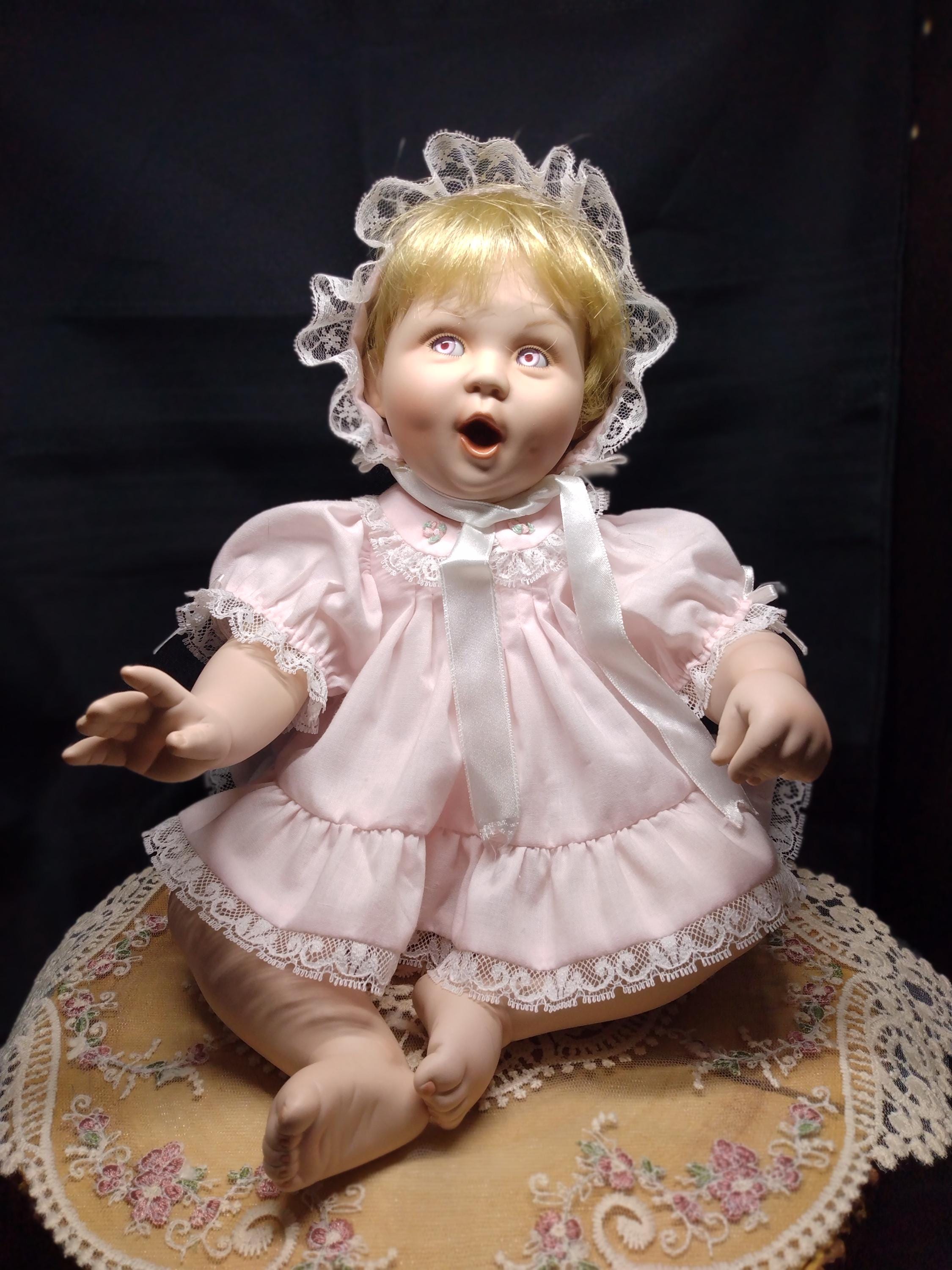 Titus Tomescu 1997 Porcelain Doll Ashton Drake Studios Pink Eyes