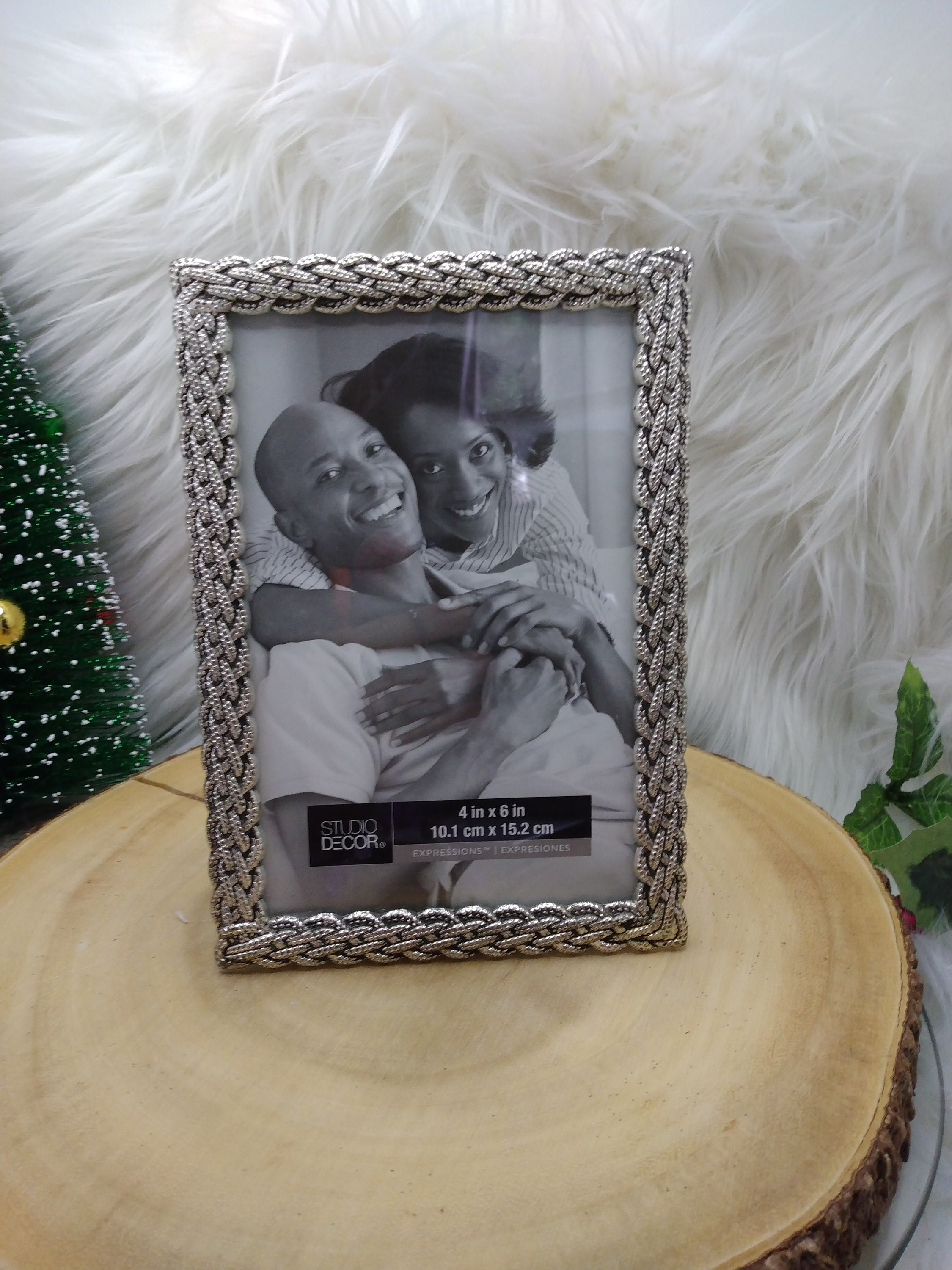 Cable Photo Frame in Sterling Silver, 4x6