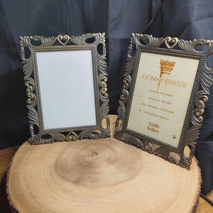 Connoisseur set of 2 Gold Ornate Style 3.5x5 Picture Photo Frame