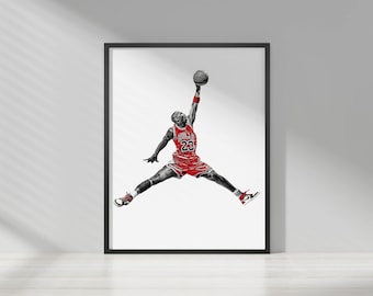 Michael Jordan Chicago Bulls, Basketball Michael Jordan Poster