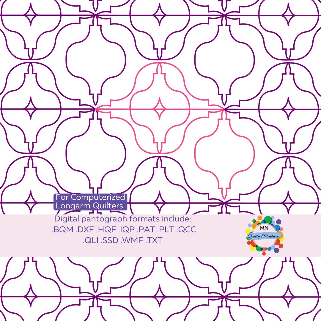 Christmas Quilting Panto Pattern Digital Download Computerized Long Arm ...