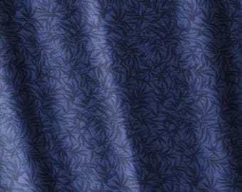 Navy Blue Yardage Cotton Quilting Fabric by the Half Yard Navy Tone on Tone Blue Cotton Tonal Blender Fabric for Quilting Stash Builder Bamb