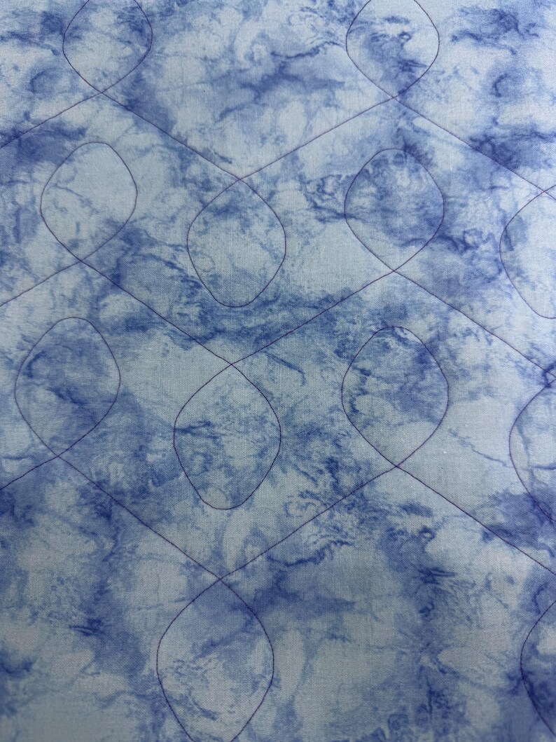 Wishbone Pattern Modern Quilting Pattern Continuous Line Wishbone Design Edge to Edge ...