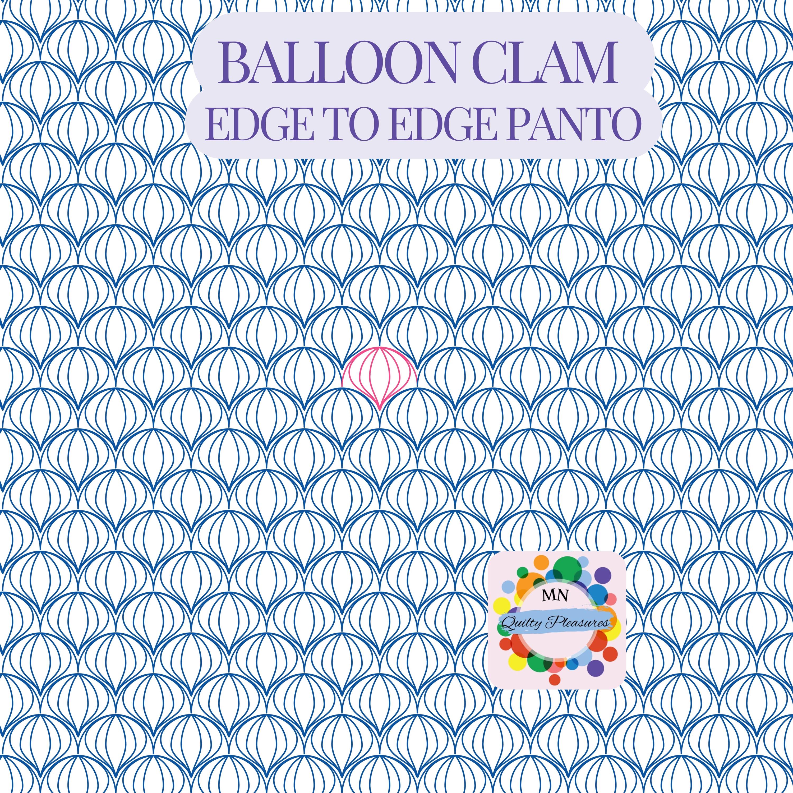 Balloon Clam Continuous Line Pantograph No Backtracking Hot Air Balloon ...
