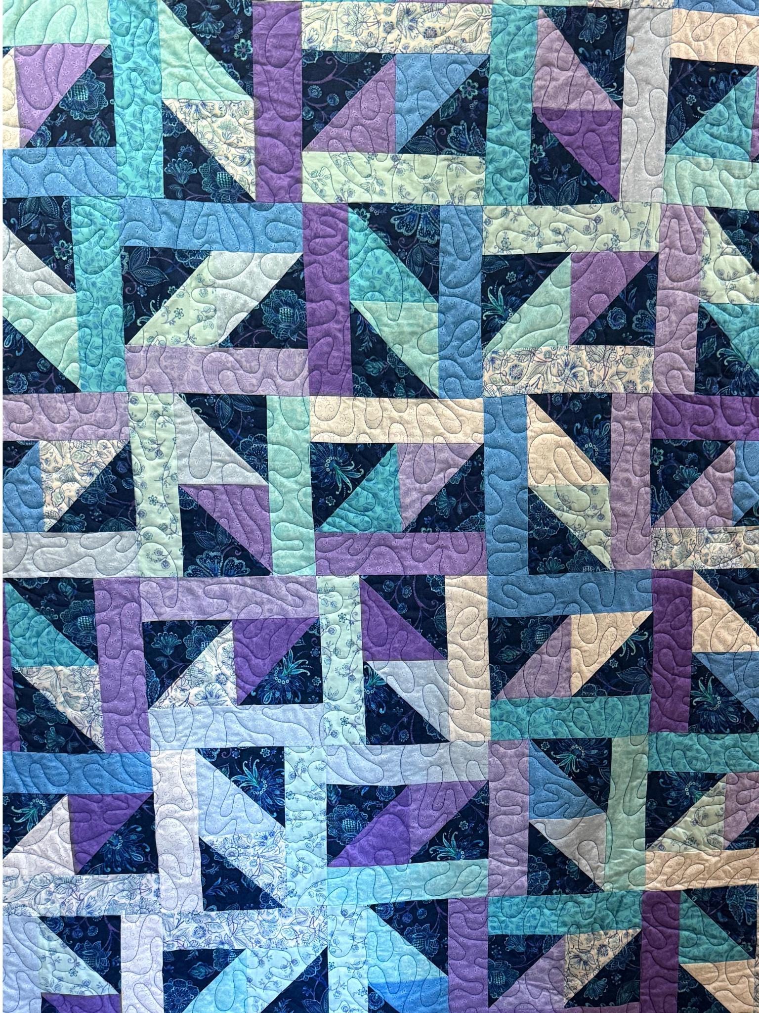 Longarm Quilting Service Provider Edge to Edge Quilting Pattern Design ...