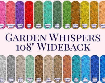 Quilt Backing Fabric 108 Inch Wideback Cotton Garden Whispers Floral Tone on Tone Damask Print Quilting Yardage Wide Backing Sewing Project
