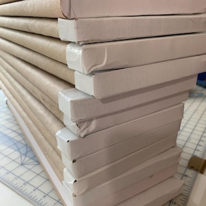 Tableros de tela (10) para almacenar tela Centros de pernos de tela vacíos Almacenamiento de tela Perno de cartón usado Carrete de cartón de 10 piezas para almacenar tela