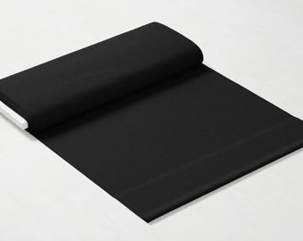 Kona Black Quilting Cotton Quilting Fabric Stash Builder Fat Quarter Yard Material Solid Color Cloth Bolt Continuous Cut Sewing Textile