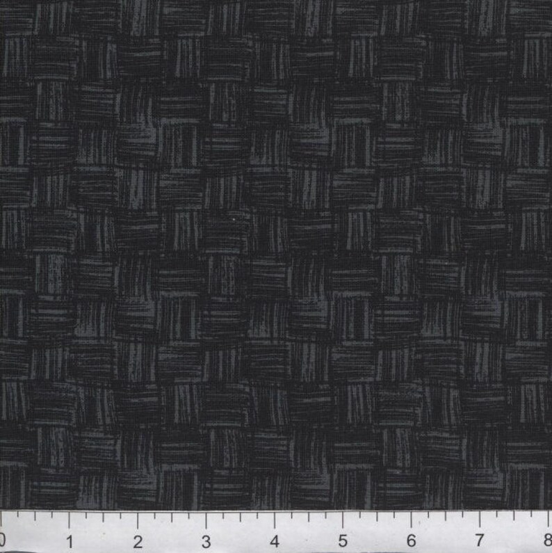 Black Grey Fat Quarter Bundle Quilt Fabric Black Tone on Tone Gift for Quilter Gift Sewing Cotton Stash Builder Grey Cotton Fabric image 11