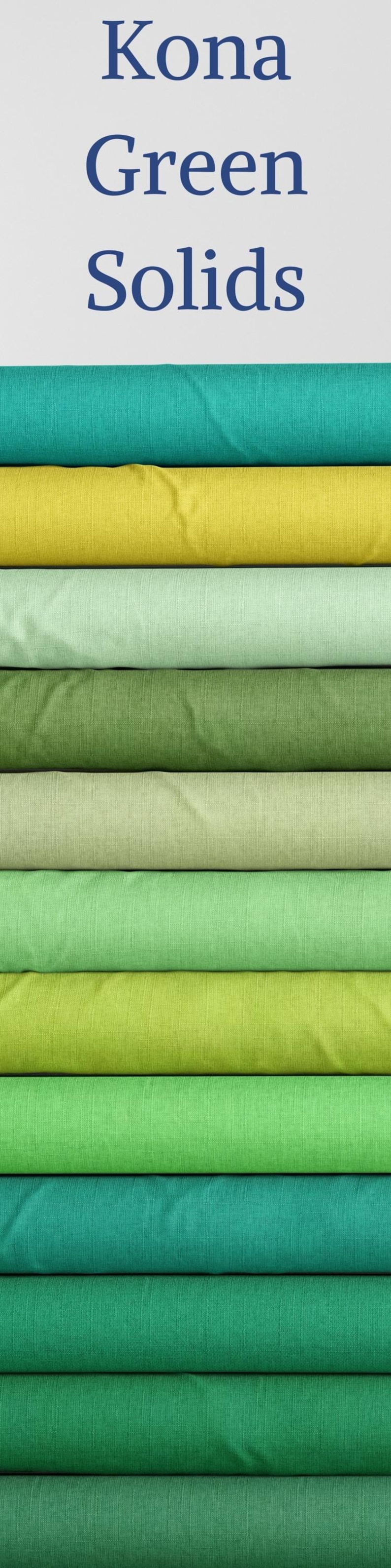 Green Kona Cotton Solid by Robert Kaufman Soft Cotton Fabric 100 Cotton Quilting Fabric by the Yard Kona Quilting Cotton Kona Cotton Fabric