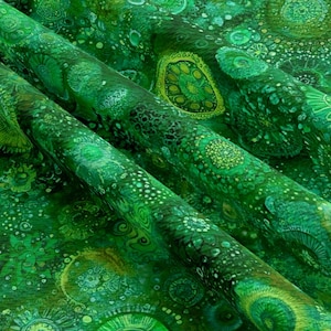Emerald Green Fabric - Etsy