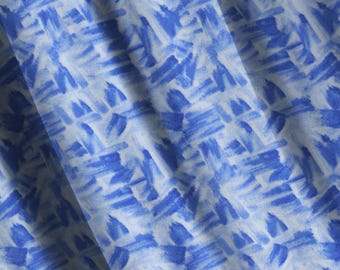 Light Blue Abstract Criss Cross Pastel Blue Cotton Quilting Fabric Denim Blue Tonal Cotton Blue Blender Fabric for Quilt Fabric By half Yard