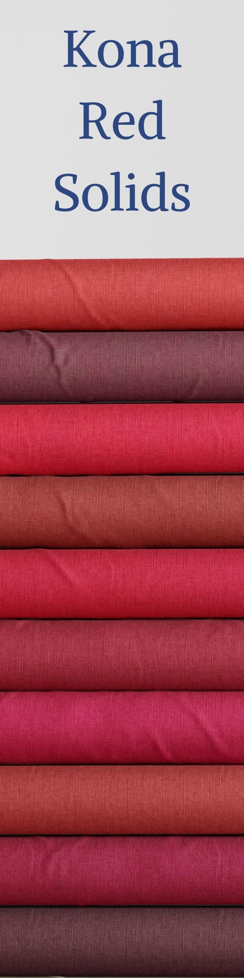 Red Cotton Fabric Solid Color Quilting Fabric Robert Kaufman Kona Sewing DIY Craft Home Decor Patchwork Supply Quilt Making Red Tones Fabric by the Yard Quilters Cotton