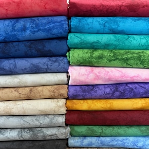 Marble Blender Fabric 3 Yard Cut 108 Inch Quilt Backing Cotton Quilting Fabric Wide back Material Precut 3 Yard Piece Many Colors Available