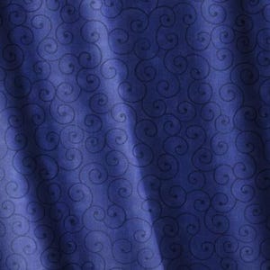 Navy Blue Swirl Fabric by the Half Yard Swirl Blue Blender Cotton Quilting Fabric 100% Cotton Dark Blue Material for Quilting DIY Sewing TW