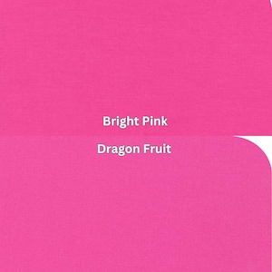 Kona Cotton Solid Pink Cotton Quilting Fabric by the Half Yard Robert Kaufman Deep Red Valentine Pink Cotton Kona Coral Peach Melon Punch Dragon Fruit