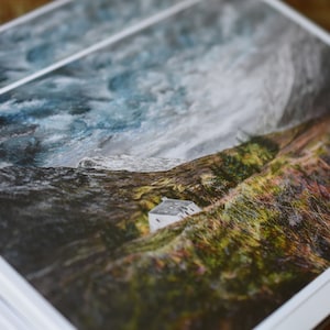 Carte de voeux de peinture Glen Coe, Ecosse