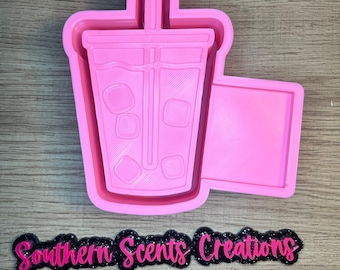 cute iced coffee silicone mold for freshies