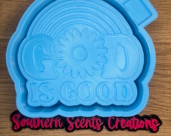 god is good silicone mold for freshies