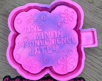 een klein ongemak later... siliconen mal voor verse producten