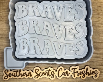 BRAVES silicone mold for freshies