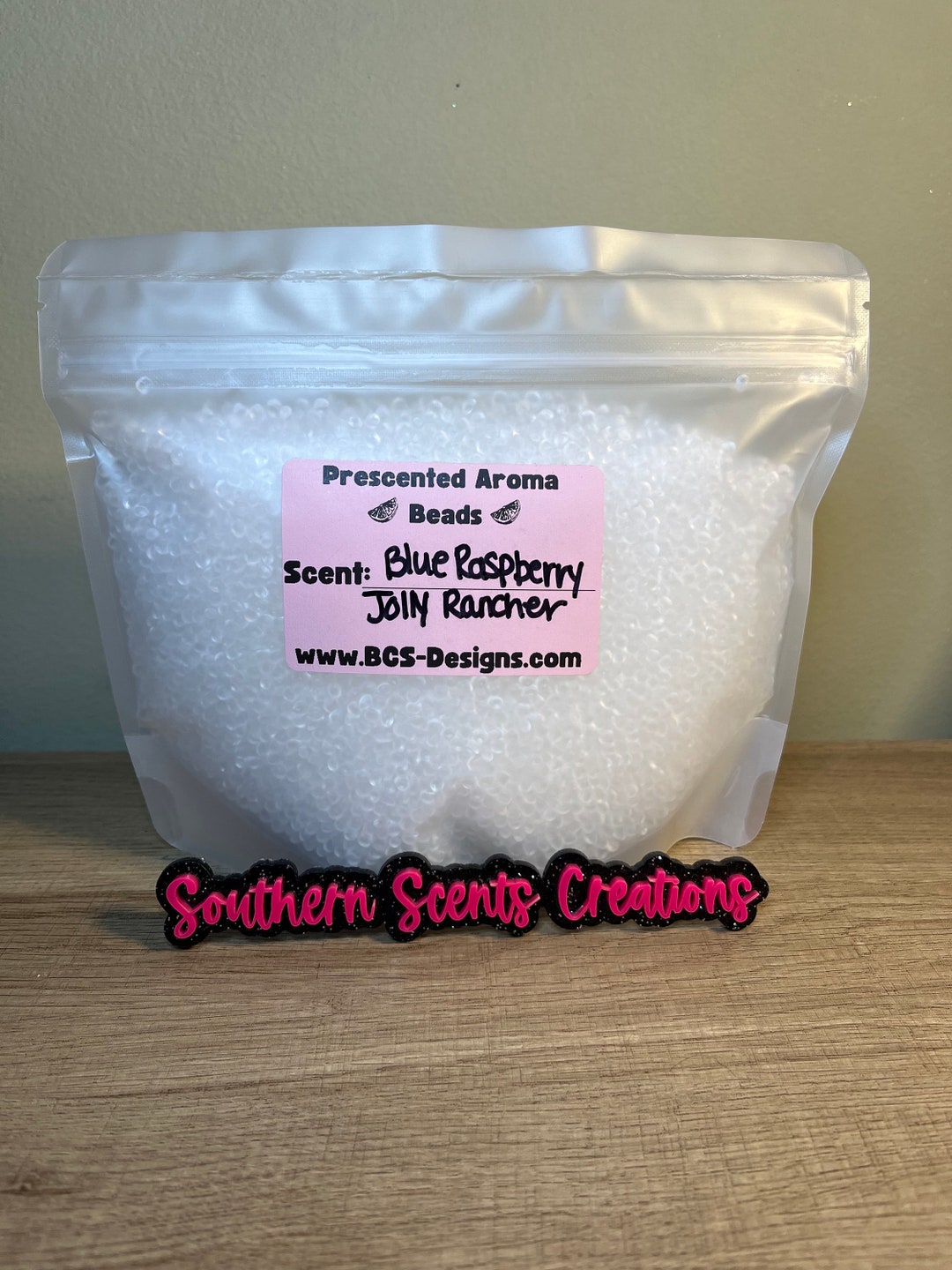 BLUE RASPBERRIE JOLLY Rancher, Premium Pre Scented Aroma Beads for