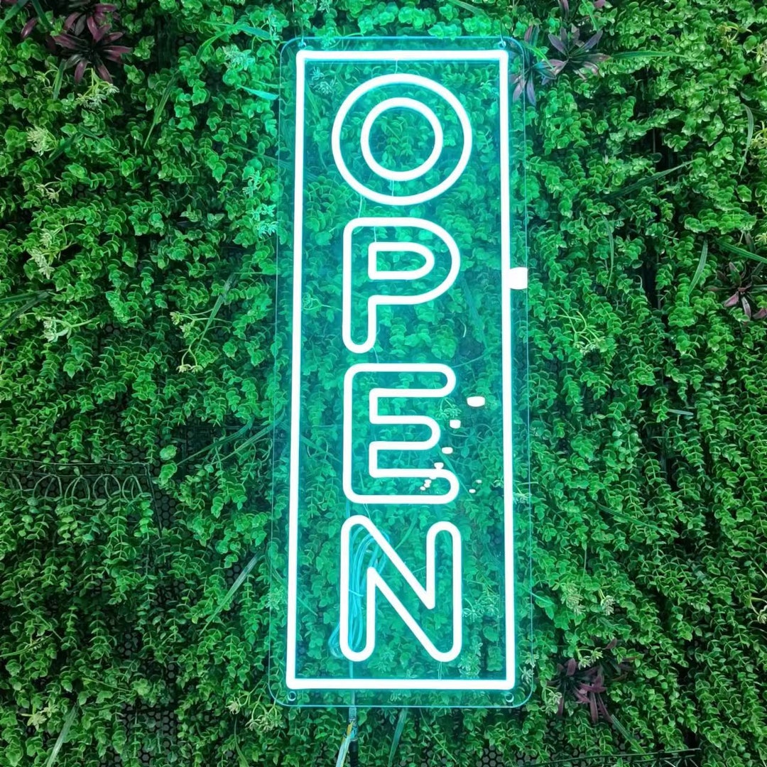 Open Neon Sign Open Custom Neon Sign Light up Sign Neon Sign Bedroom