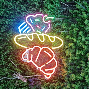 Food Neon sign - Food Custom neon sign - Neon Sign Wall Decor - Custom LED Sign - Custom Business Sign -  Kitchen Wall Decor