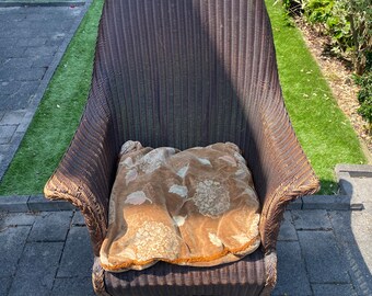 Rare original brown lacquer painted Chair