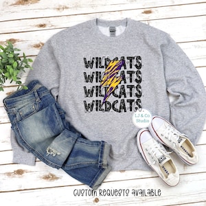 Wildcats PNG, Wildcats Png, Go Wildcats PNG, Sublimation PNG, Wildcats Lightning Bolt Png, Instant Download png, Wildcats download