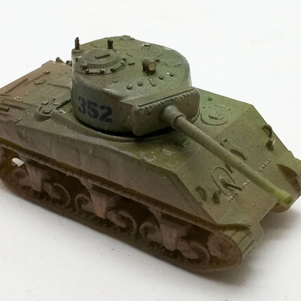 Miniature Tank Model Hand Painted M4 Sherman