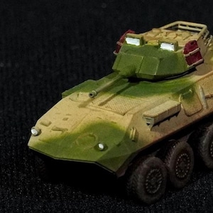 ASLAV Miniature Armored Vehicle - 1/87, 1/100, 1/144 Scale - Hand Painted Australian Military Model