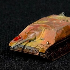 Jagdpanzer 4 Miniature German Tank Destroyer - 1/87, 1/100, 1/144 Scale - Hand Painted WWII Military Model