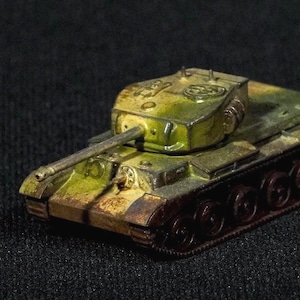 Comet Mk1 Miniature British Tank - 1/87, 1/100, 1/144 Scale - Hand Painted WWII Military Model, Collectible Tank