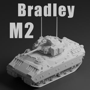 M2 Bradley Miniatur: Militärfahrzeug Modell