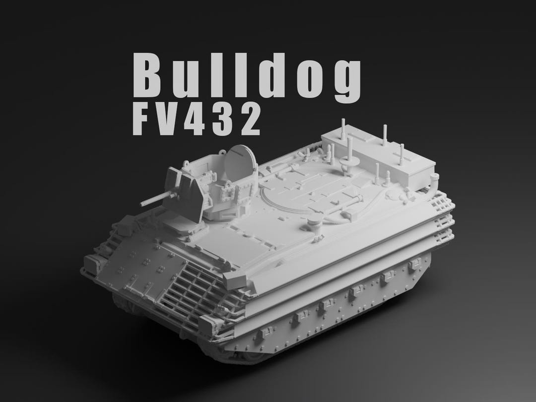 FV432 ブルドッグ ミニチュア イギリス装甲兵員輸送車 – 1/87、1/100