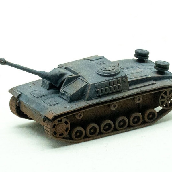 STUG-3G Miniature hand painted tank model