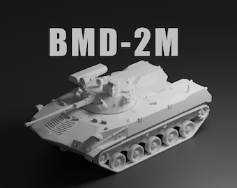 BMD-2M Unpainted Miniature – Dark Grey Resin Modern Airborne IFV – 1/48 • 1/56 • 1/64 • 1/72 • 1/76 • 1/87 • 1/100 • 1/144