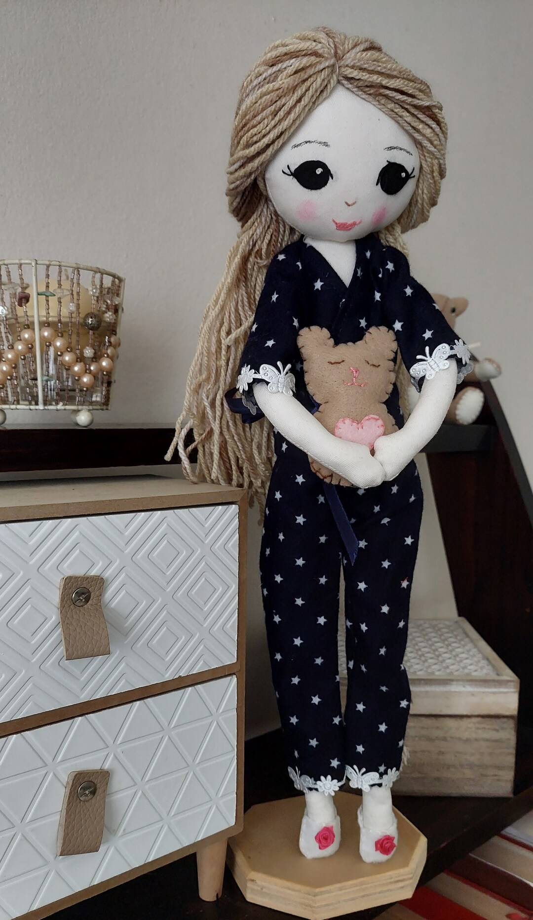 PDF Ragdoll Clothes Pattern and Tutorial Amelia Doll Made by Mandy Ragdoll Sewing Patterns Etsy