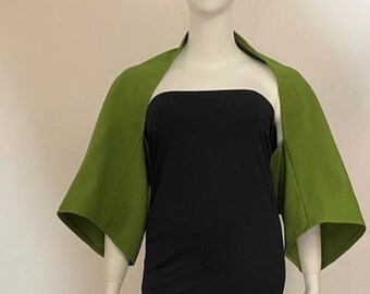 Plus Green Cacoon Style Jacket