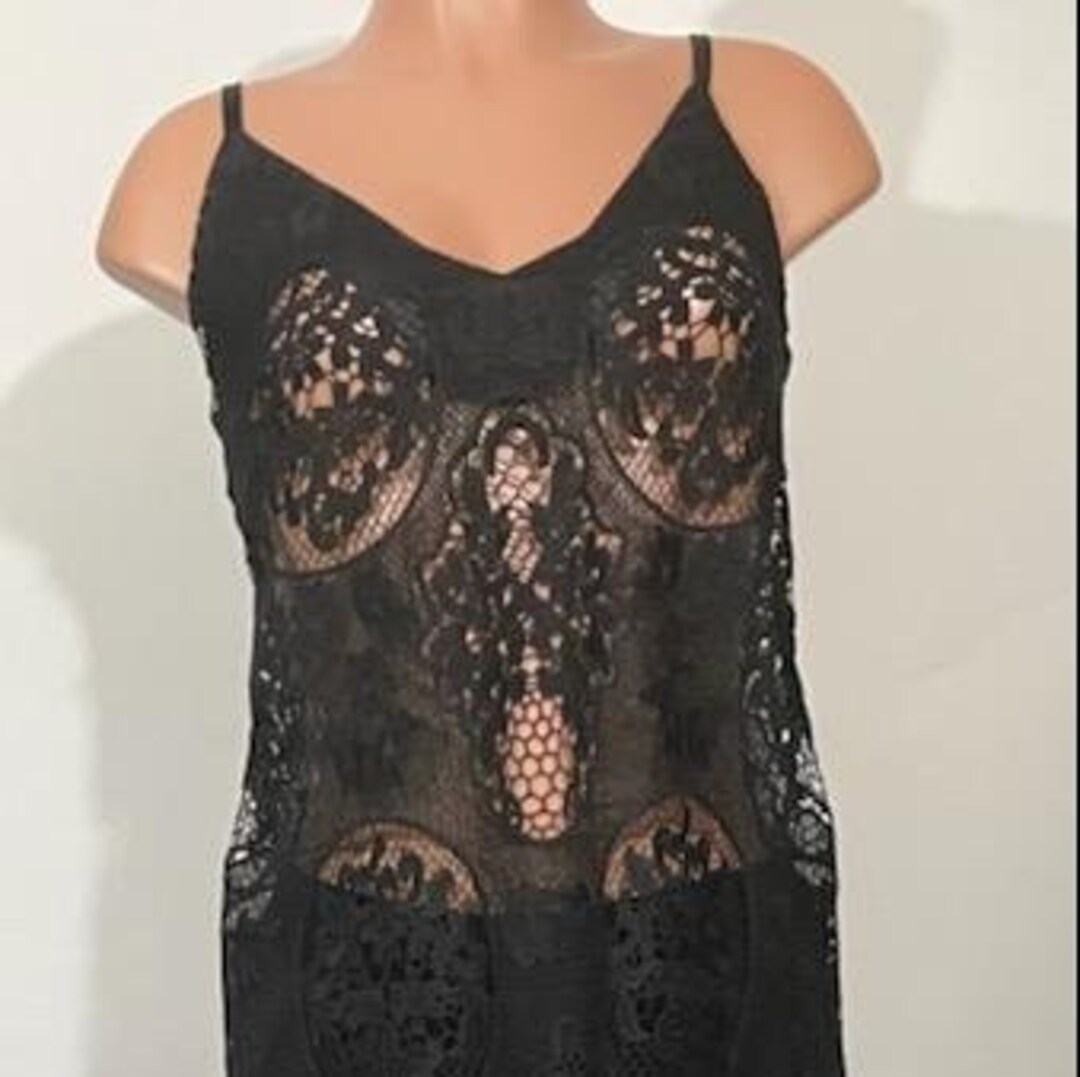 Be My Reason Lace Cami Top Cream/Black