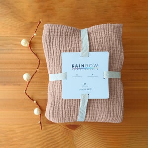 Muslin Gauze Blanket, Organic Cotton Blanket, King Size Cotton Bedspread, Cotton Bedding Set, Queen Bedspread, 4 Layer Gauze Throw Blanket